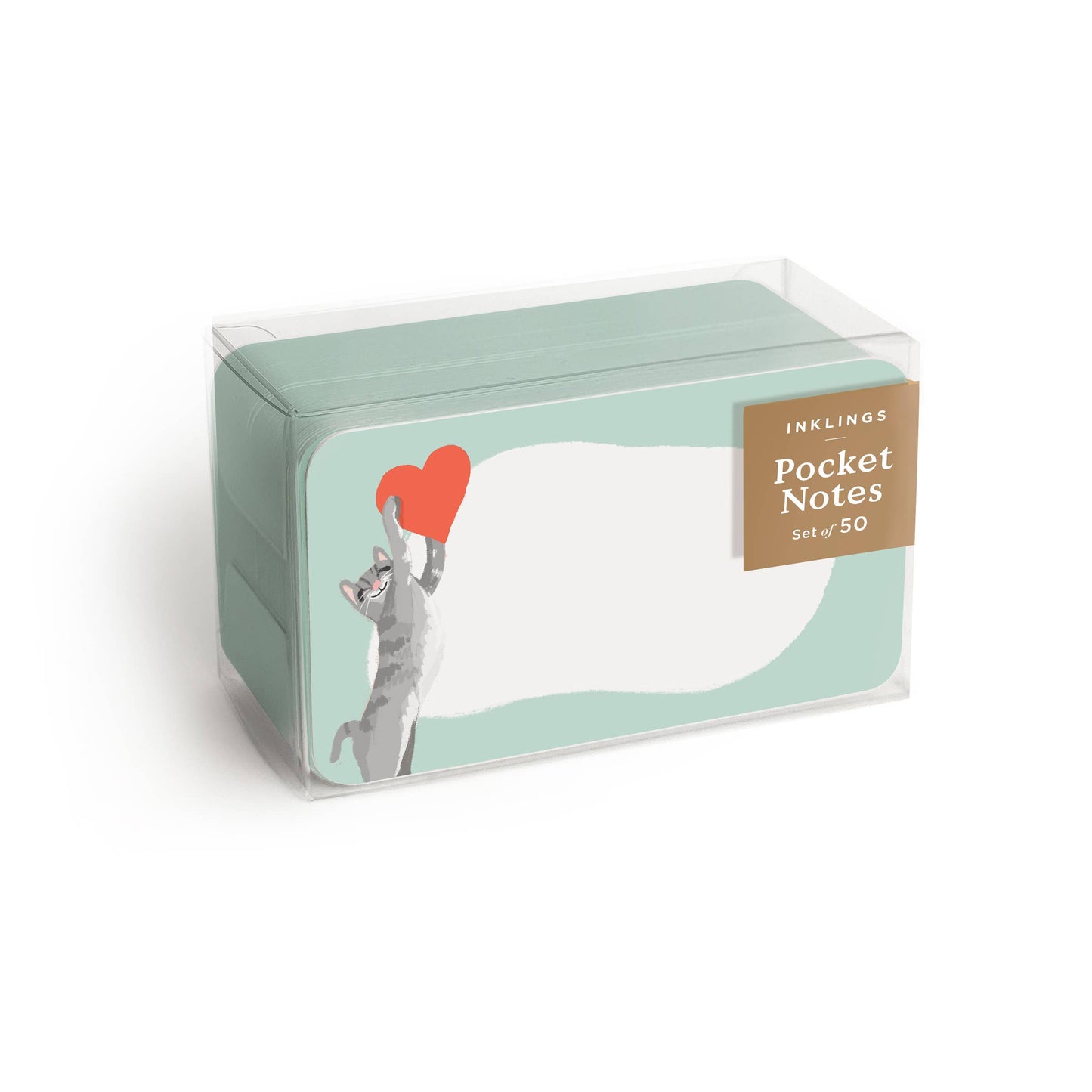 Inklings Paperie - Pocket Notes™ - Kitten Heart
