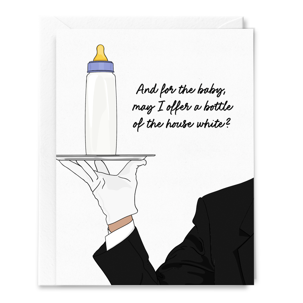 House White - New Baby Congratulations Card
