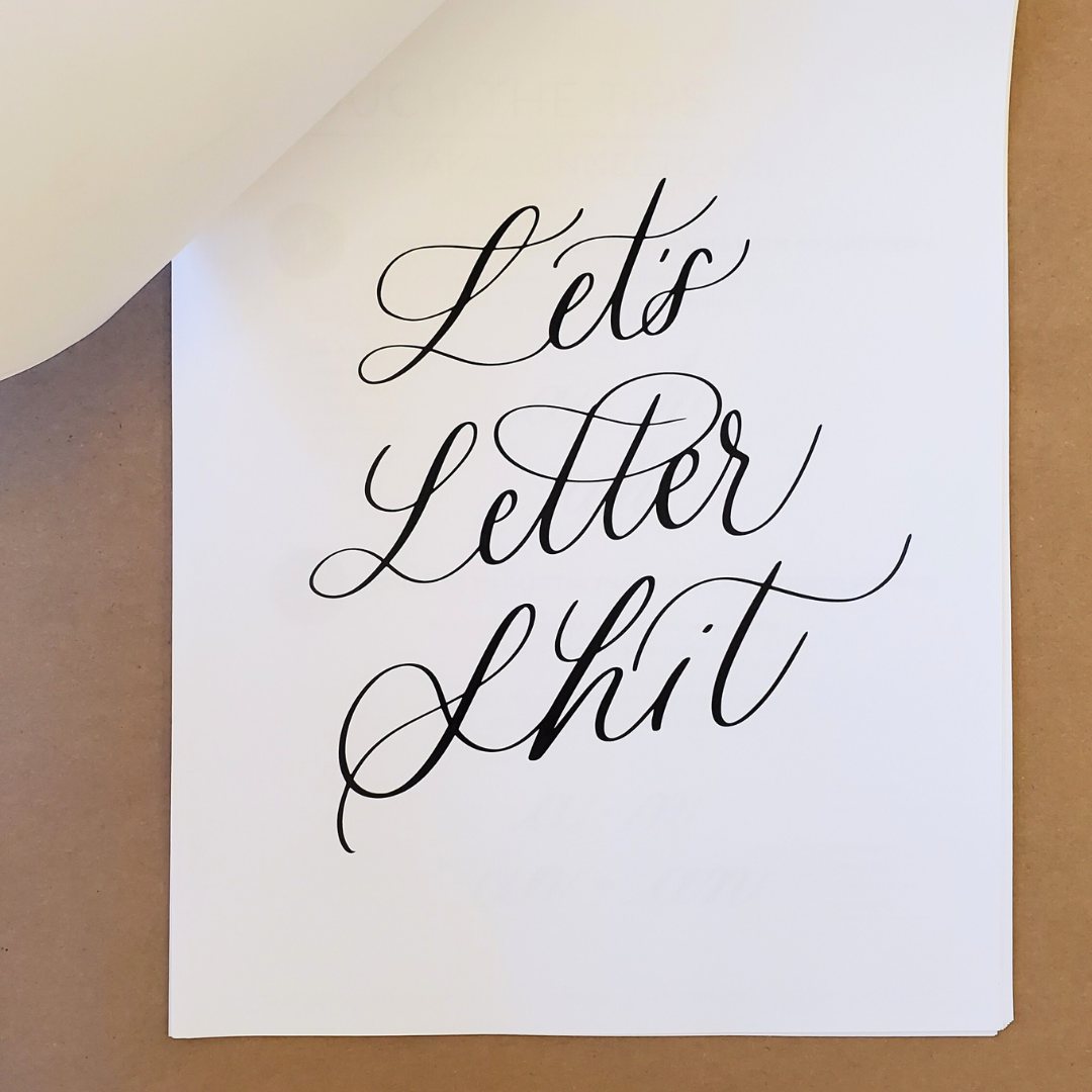 Not Your Granny's Calligraphy || August 30th