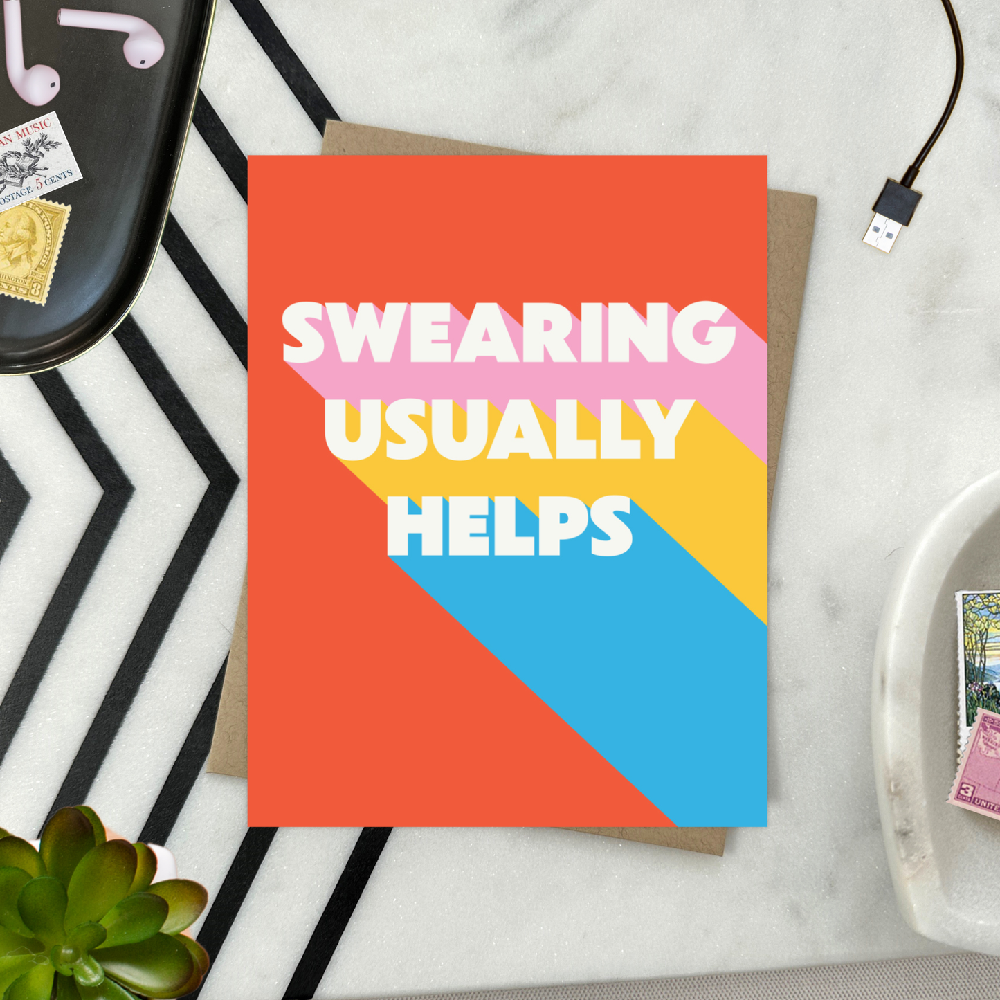 Barone and Co. - Swearing Helps Card