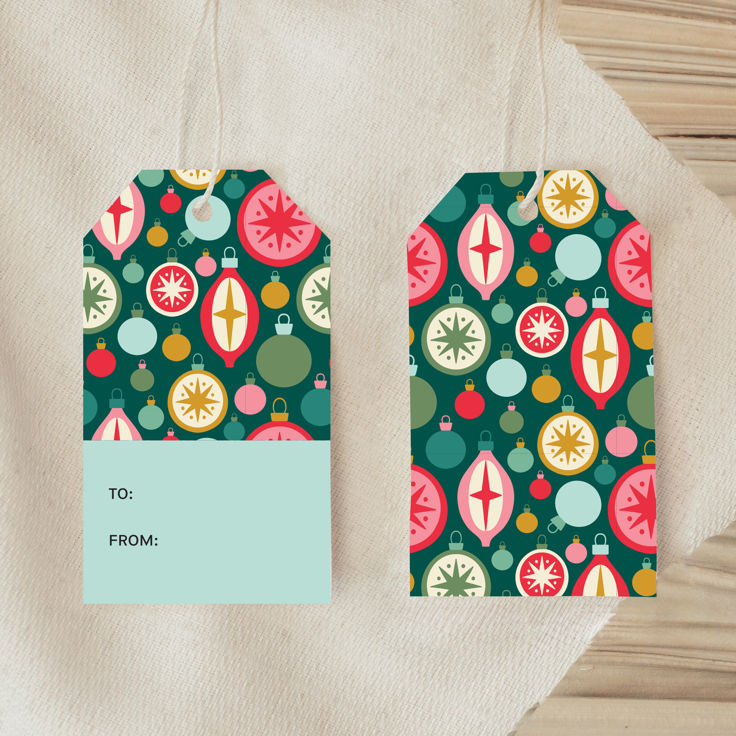 Rebecca Jane Woolbright - Tinsel Gift Tags