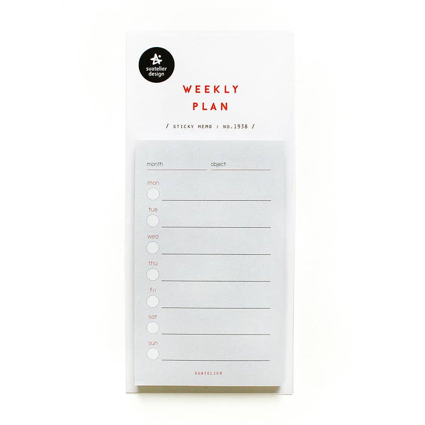 Sticky Notes - Weekly Plan