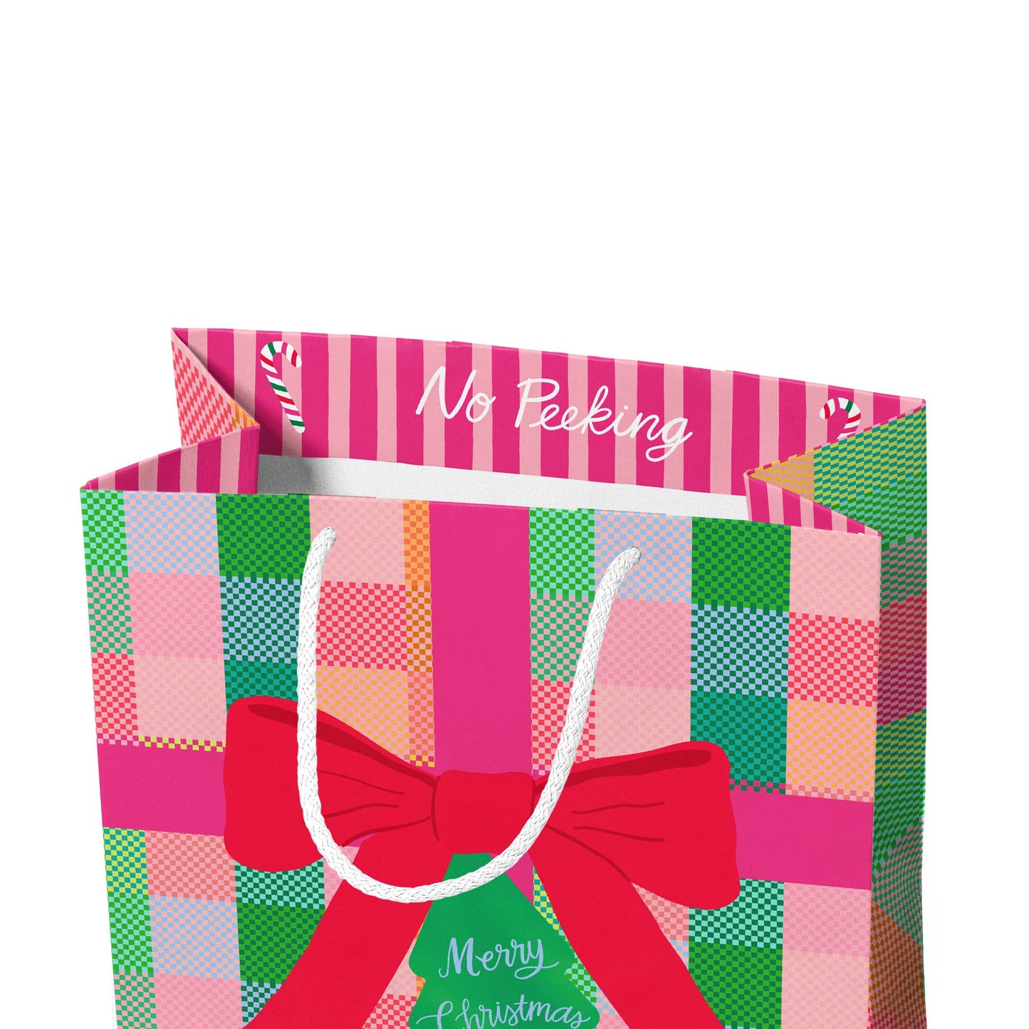 Pineapple Sundays Design Studio - Merry Christmas Bow Gift Bag