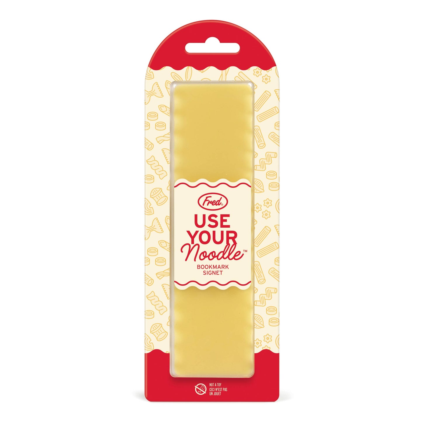 Fred & Friends - USE YOUR NOODLE - Lasagna Noodle Bookmark