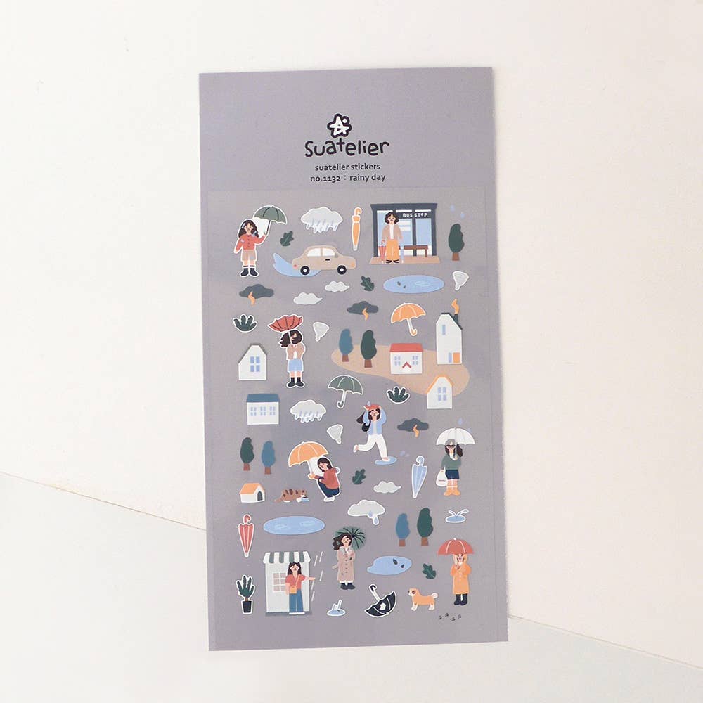 Rainy Day - Sticker Sheet