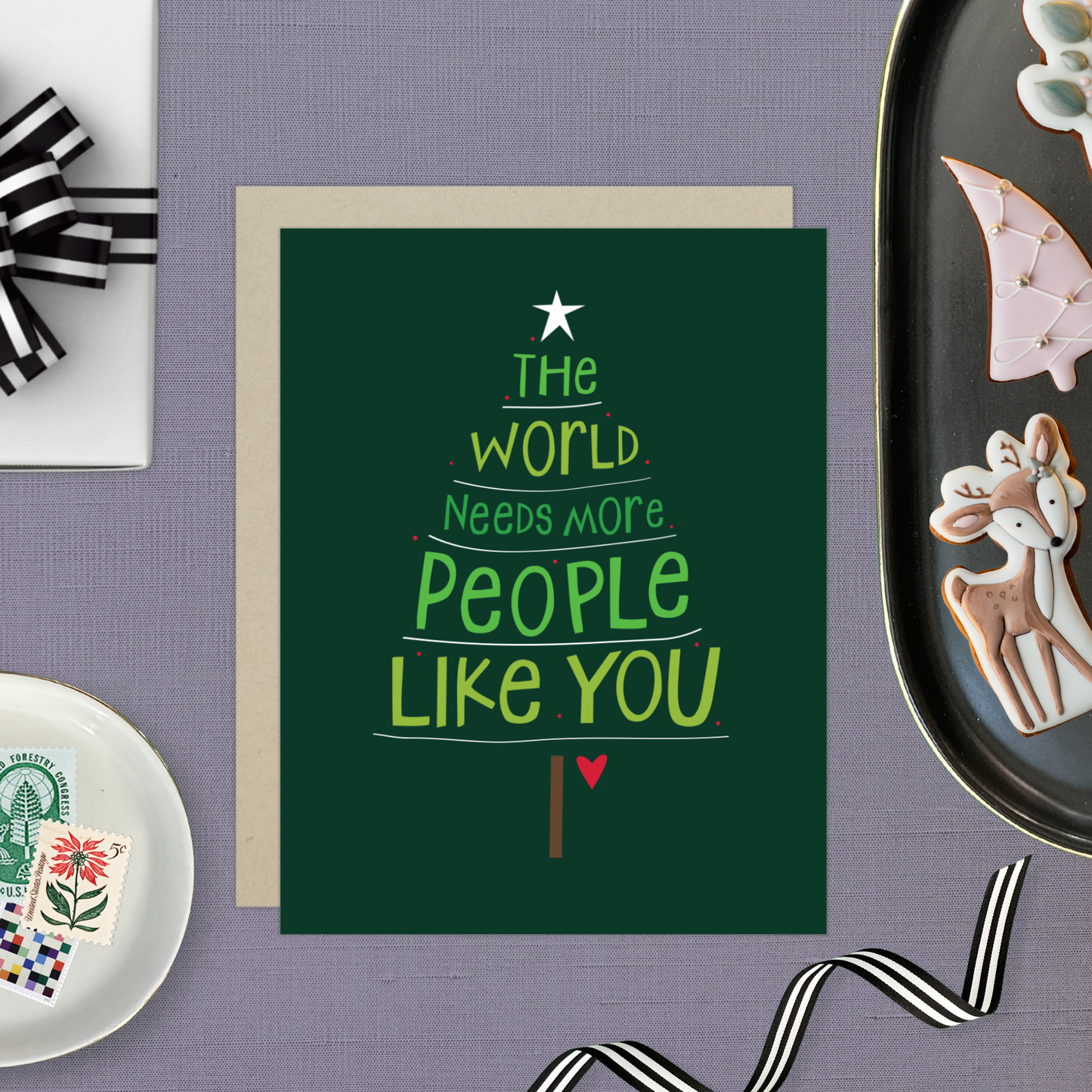 Barone and Co. - More People Tree Holiday Card