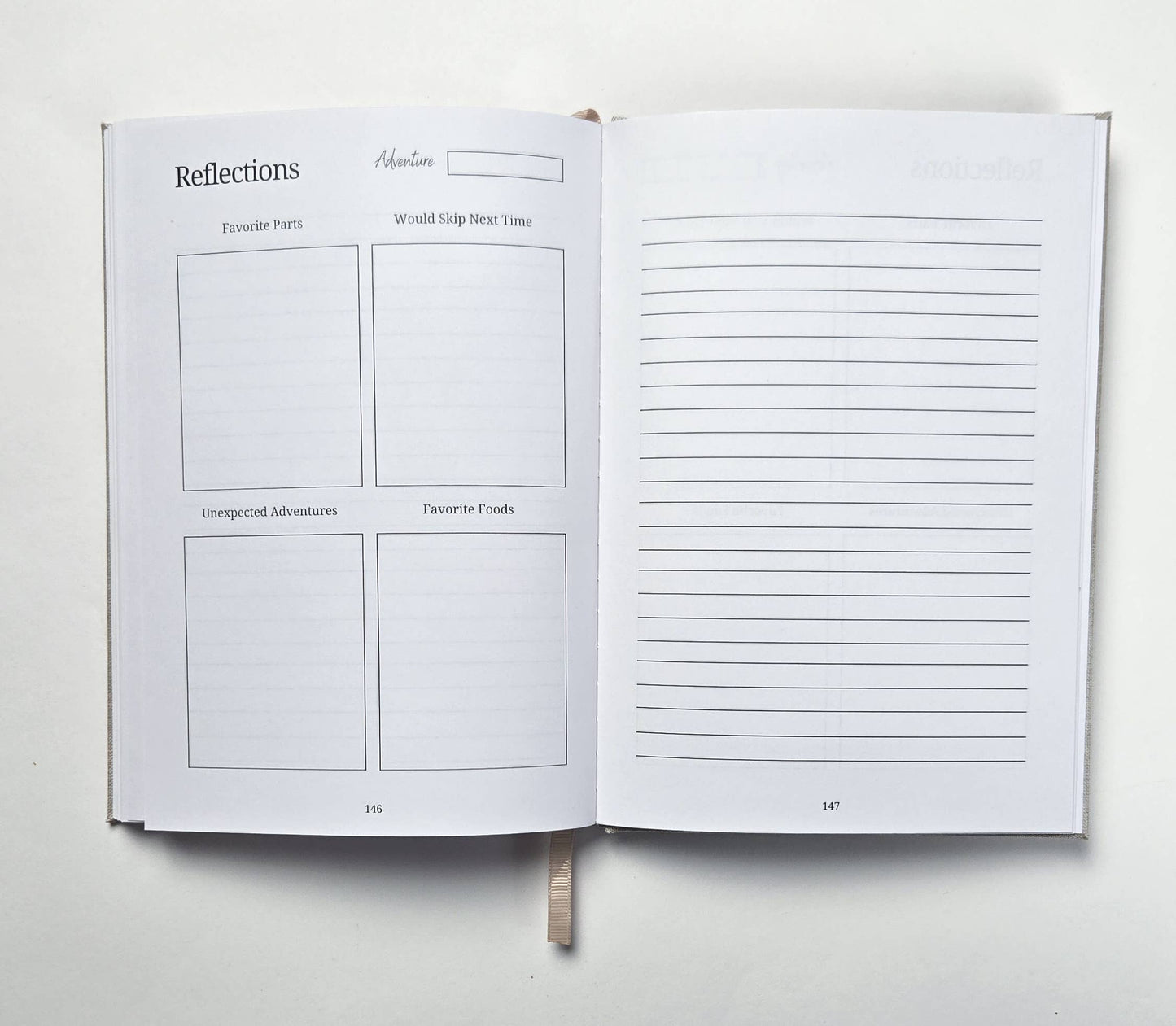 emmy+olly - Adventure Journal - Linen Customizable Travel Journal