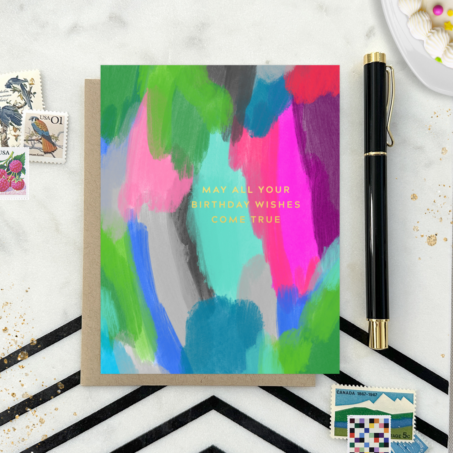 Barone and Co. - Painterly Birthday Birthday Card