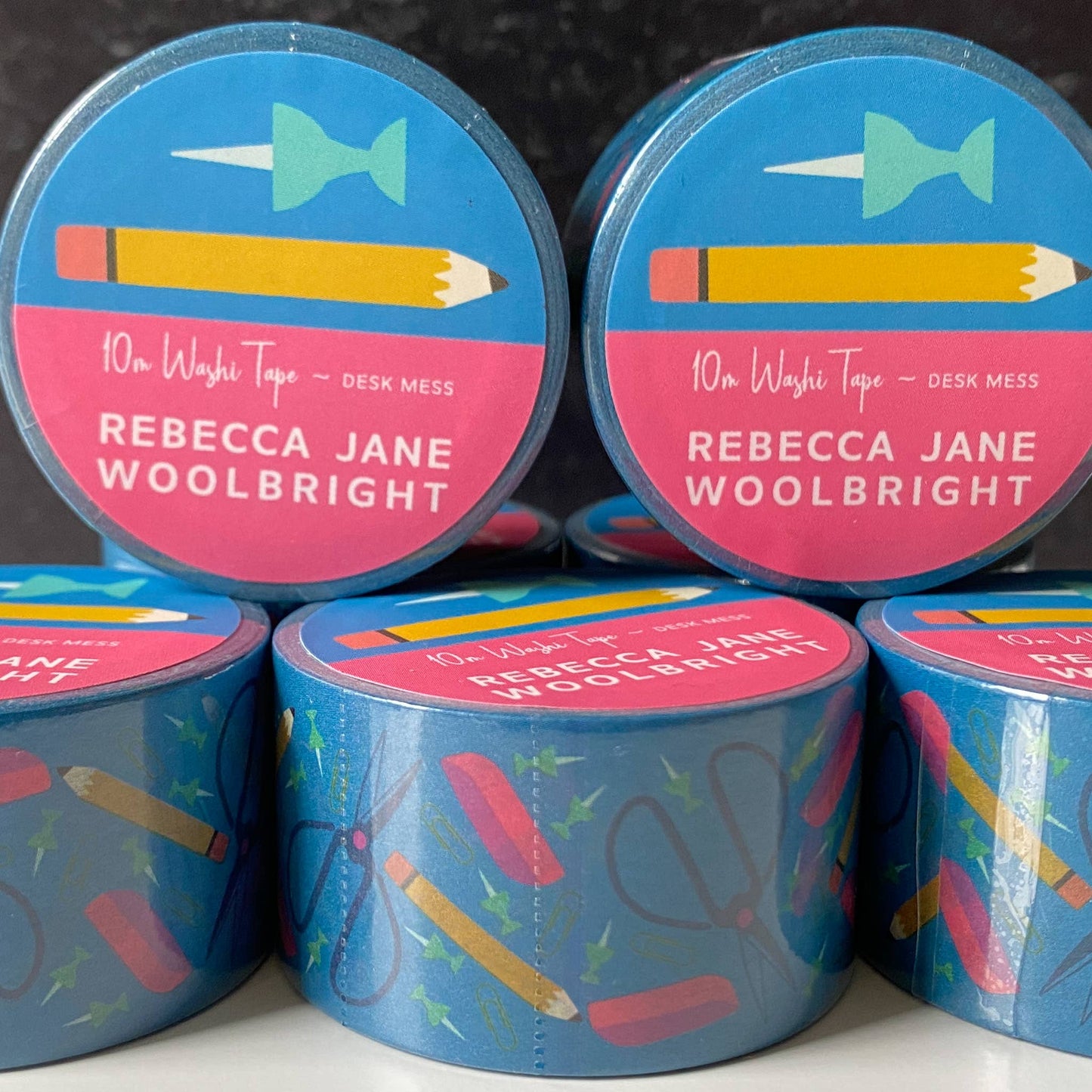 Rebecca Jane Woolbright - Desk Mess 1 inch Washi Tape