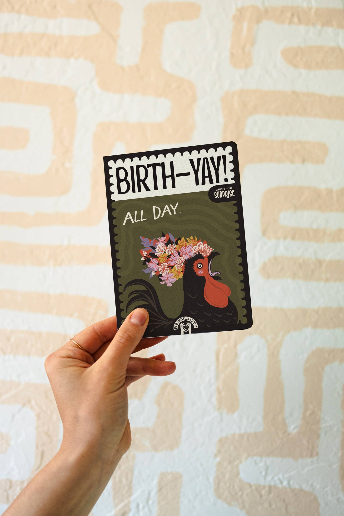 PresentCard™ | All Day - Birthday Fun Celebration Rooster