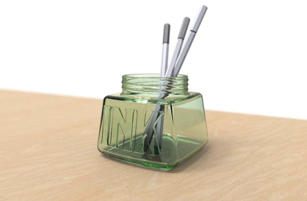 Inkwell Desk Tidy Cup