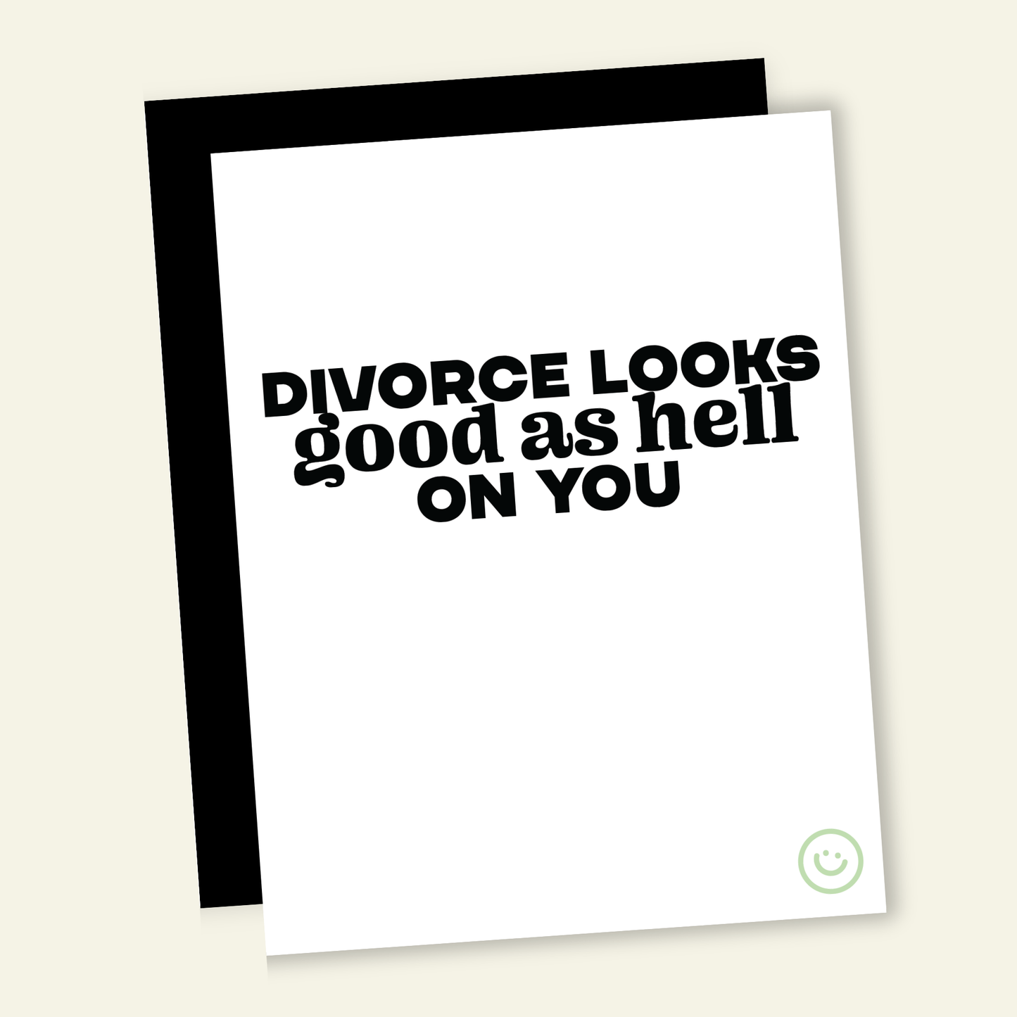 That’s So Andrew - Divorce Looks Good Funny Divorce Greeting Card