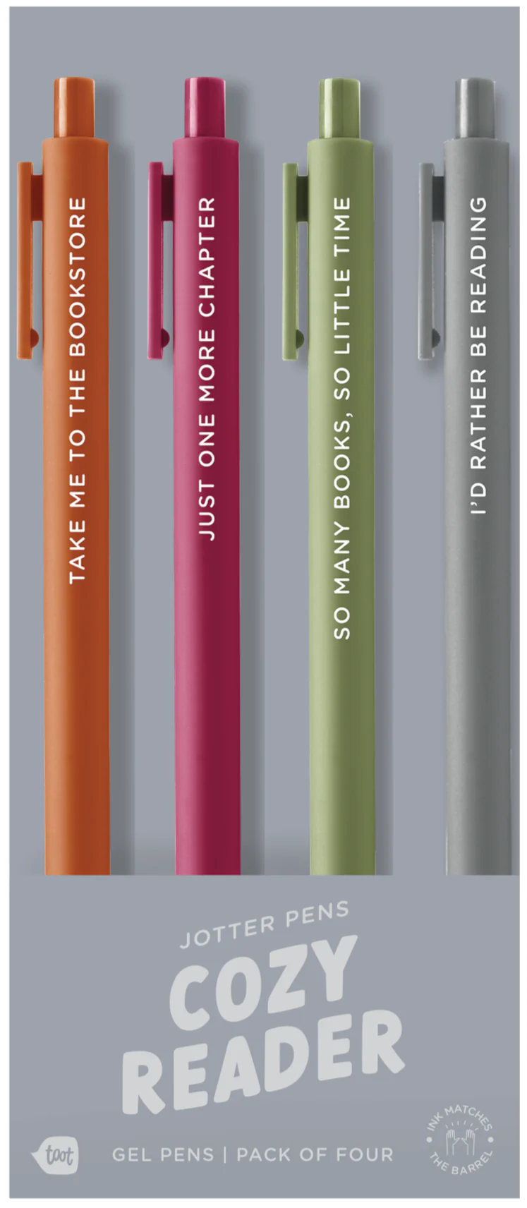 Cozy Reader - Jotter Set - 4 Pack