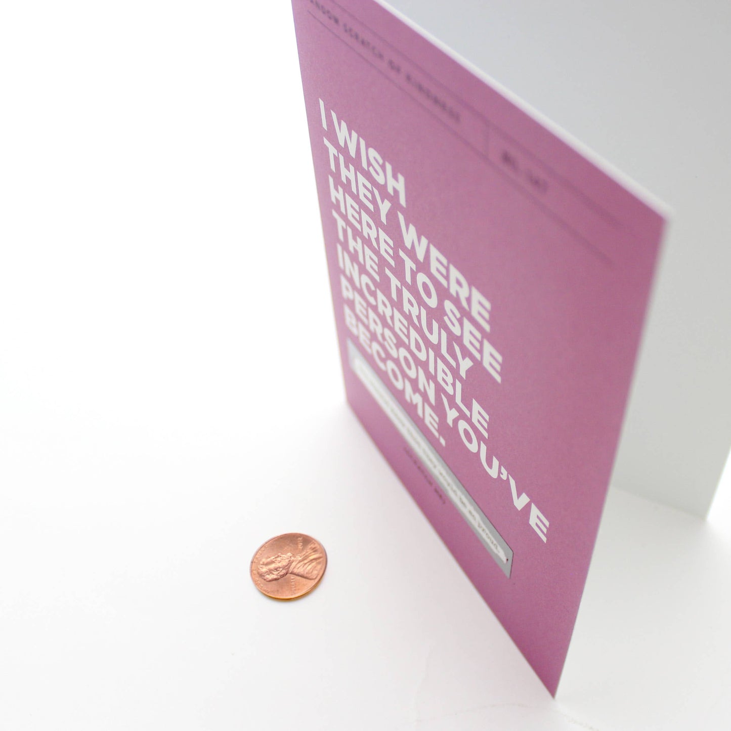Inklings Paperie - Scratch-off Card - Wish They Were Here - Sympathy