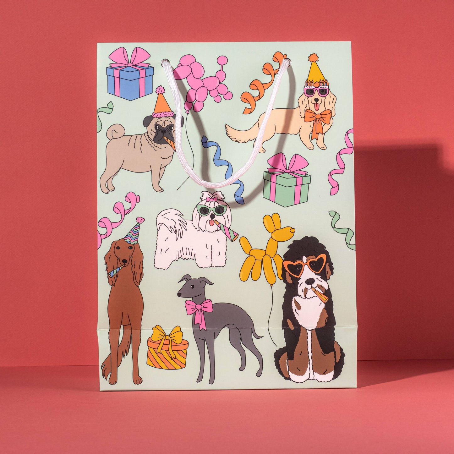 Illustrating Amy - Birthday Dogs Gift Bag