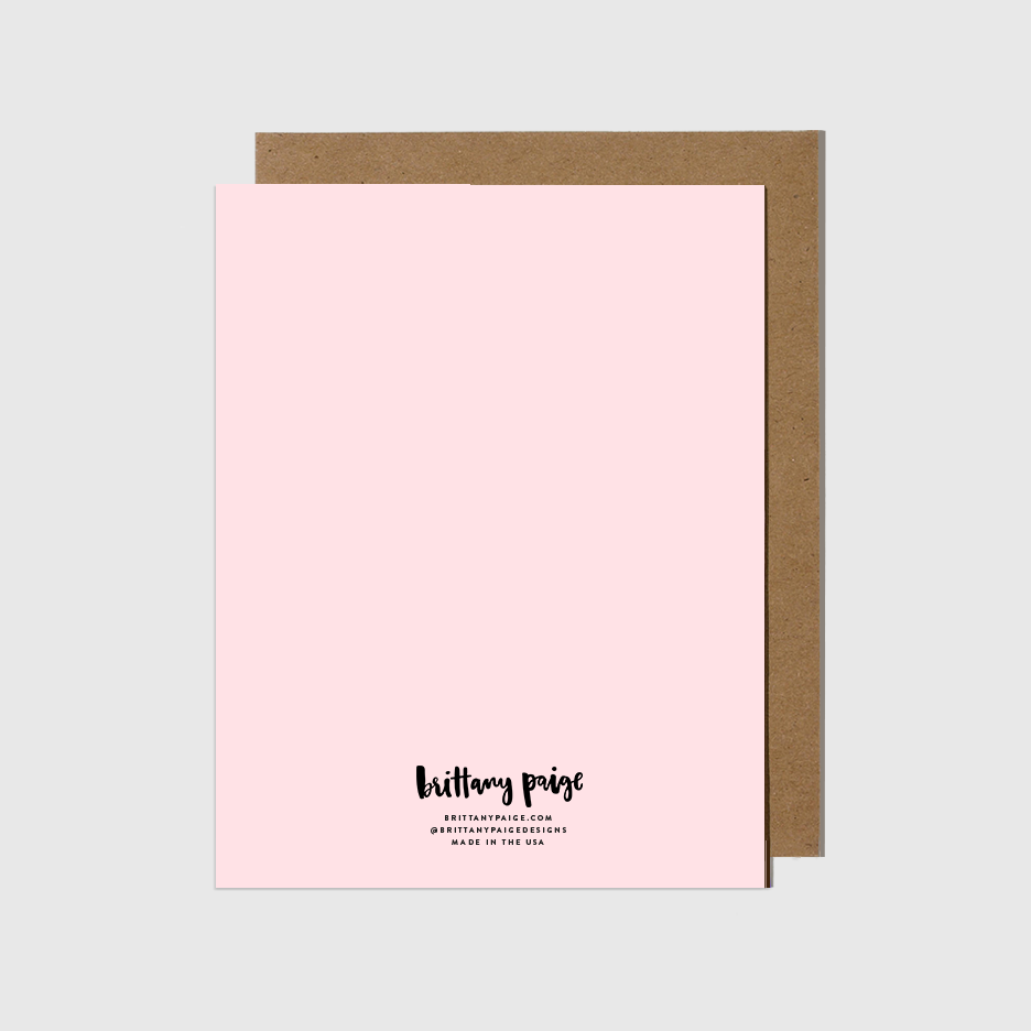 Brittany Paige - My Love Never Wavers Pride Flag Card