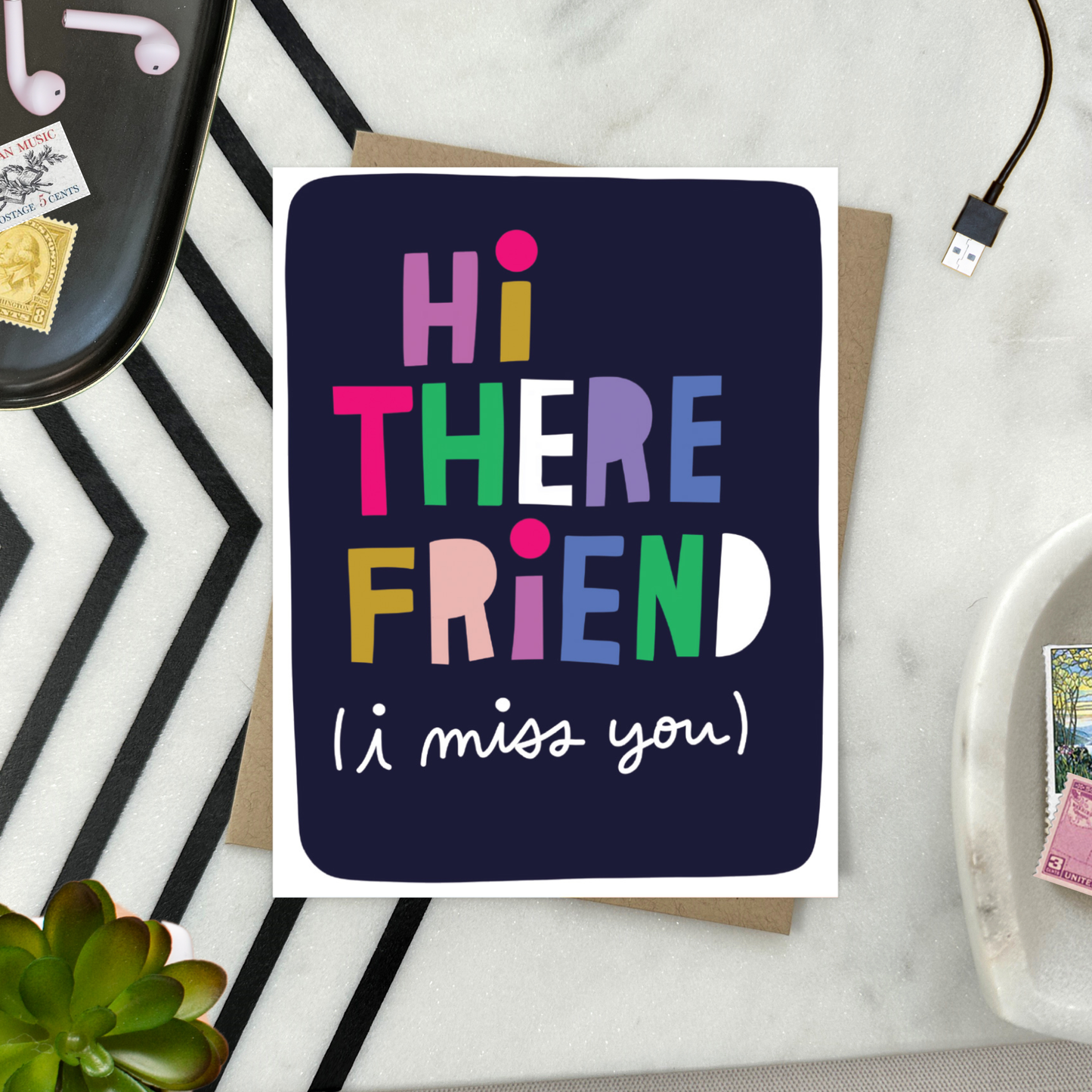 Barone and Co. - Hi There Friend Card