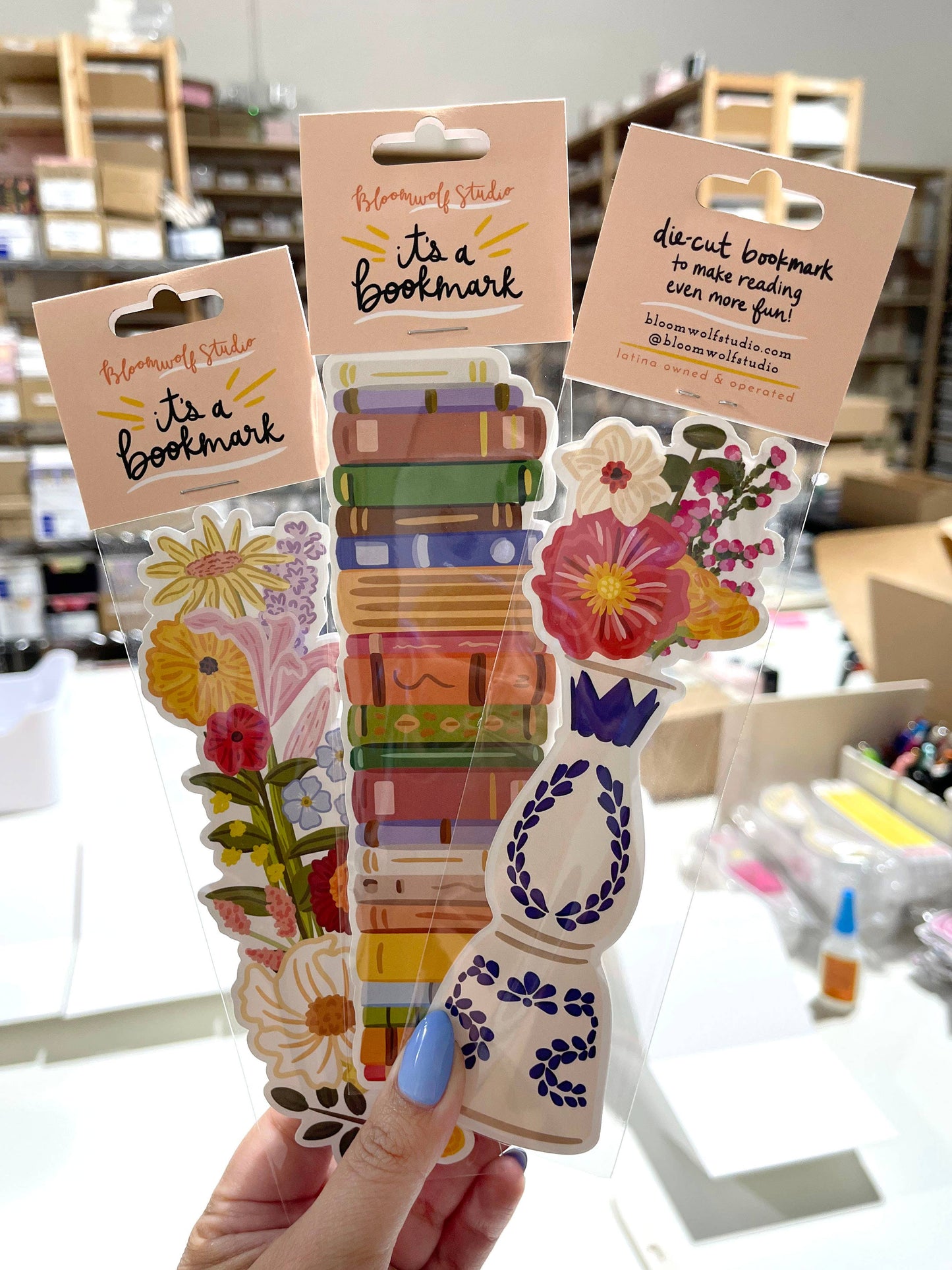 Bloomwolf Studio - Hot Sauce Die Cut Bookmark