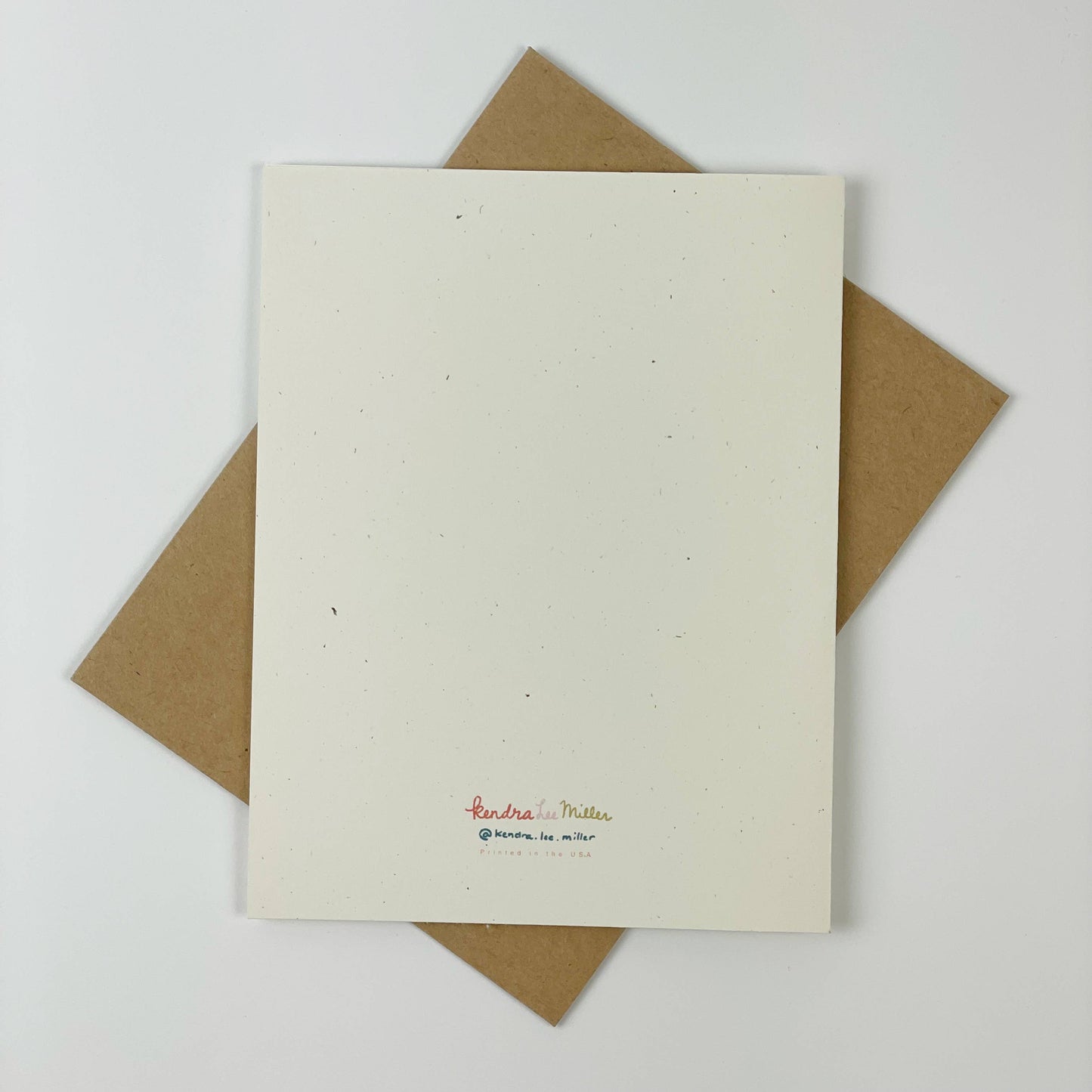 Kendra Lee Miller Art - Thank You Folk Delft Art Greeting Card