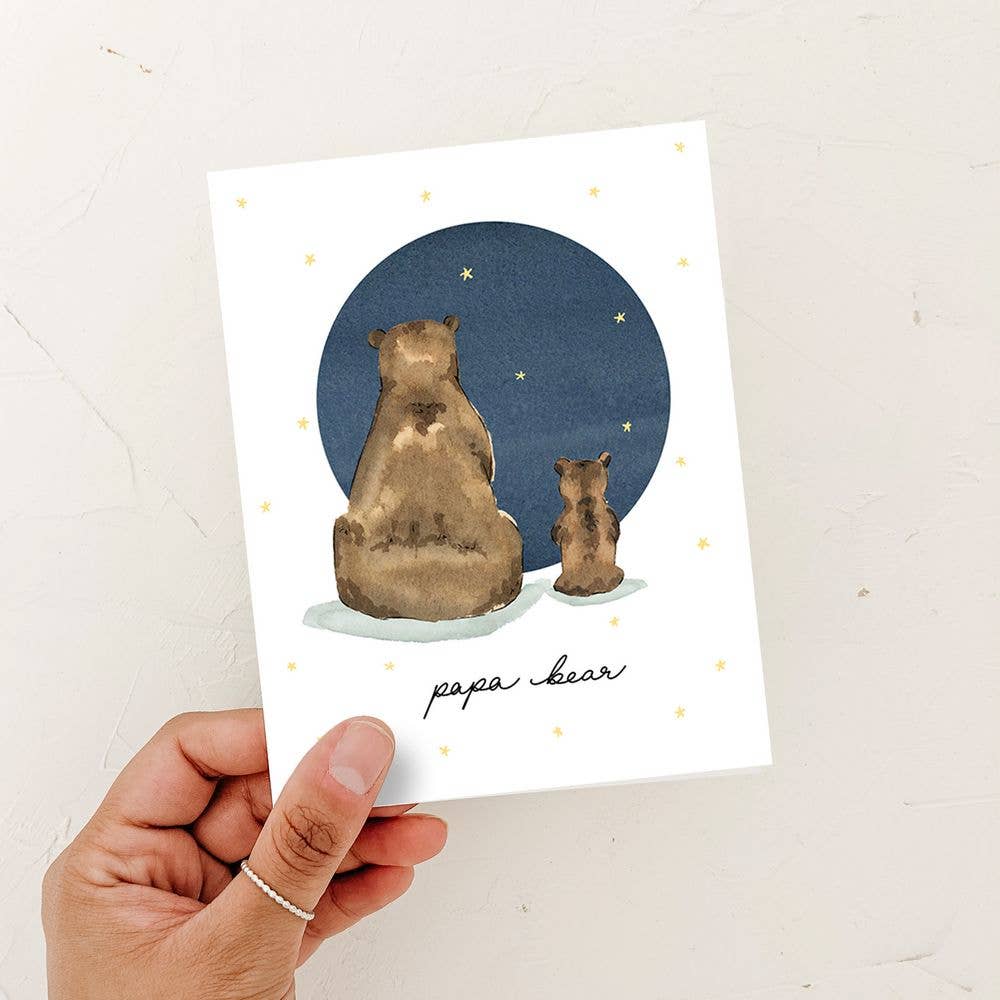 Almeida Illustrations - Papa Bear Father's day card