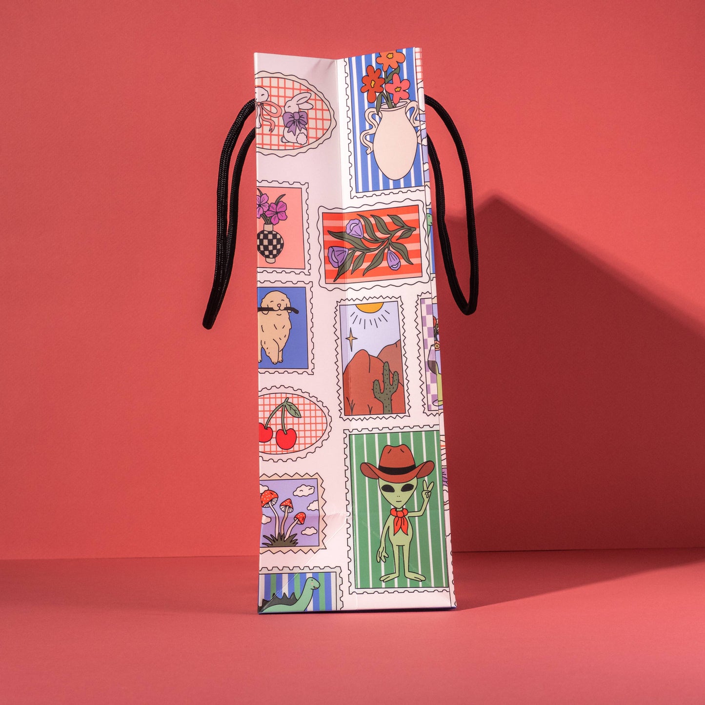 Illustrating Amy - Stamp Print Gift Bag