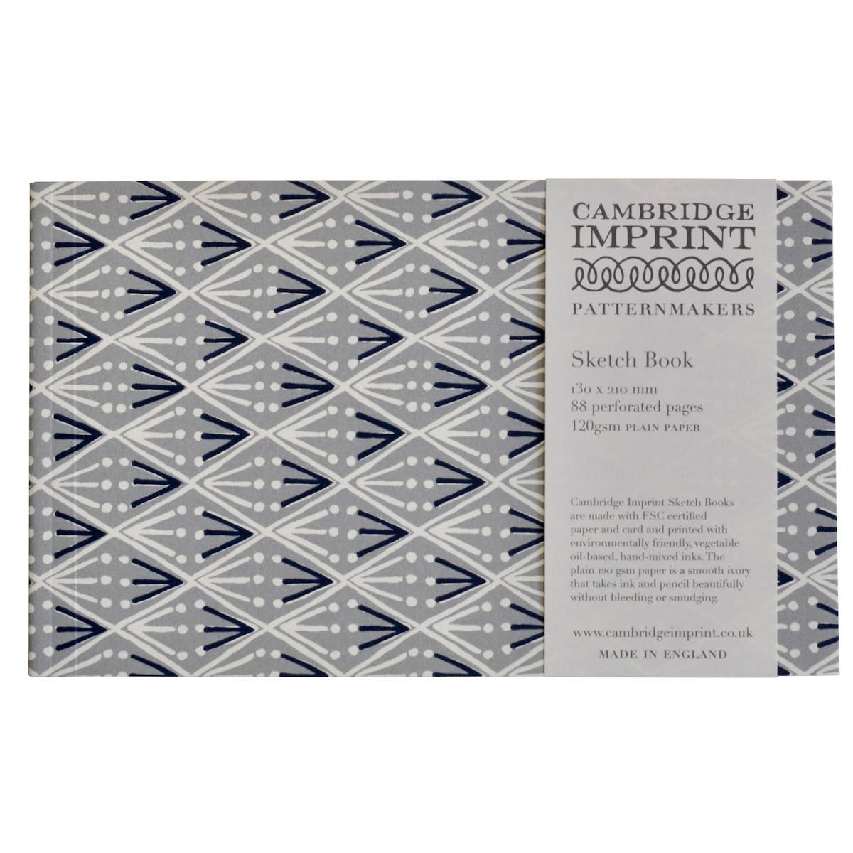 Cambridge Imprint - Softback Sketchbook Selvedge Indigo