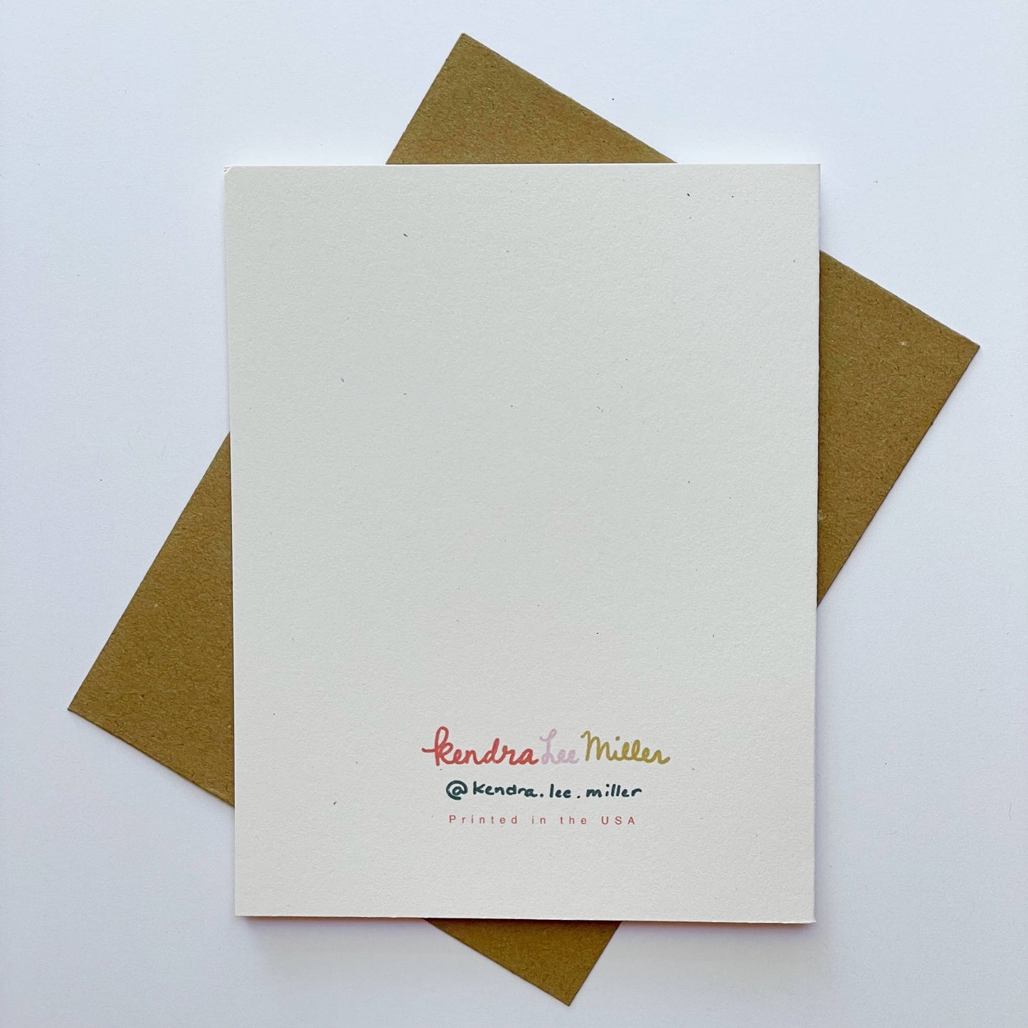 Kendra Lee Miller Art - 'I Believe in You UFO' Encouragement and Motivational Card