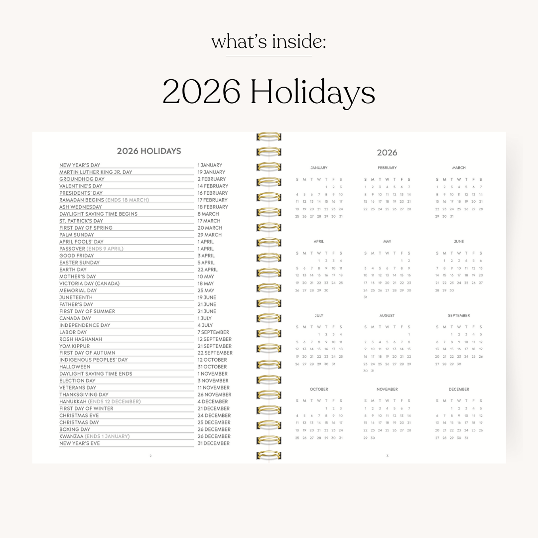 Blue Stripes - Weekly 2026 Planner