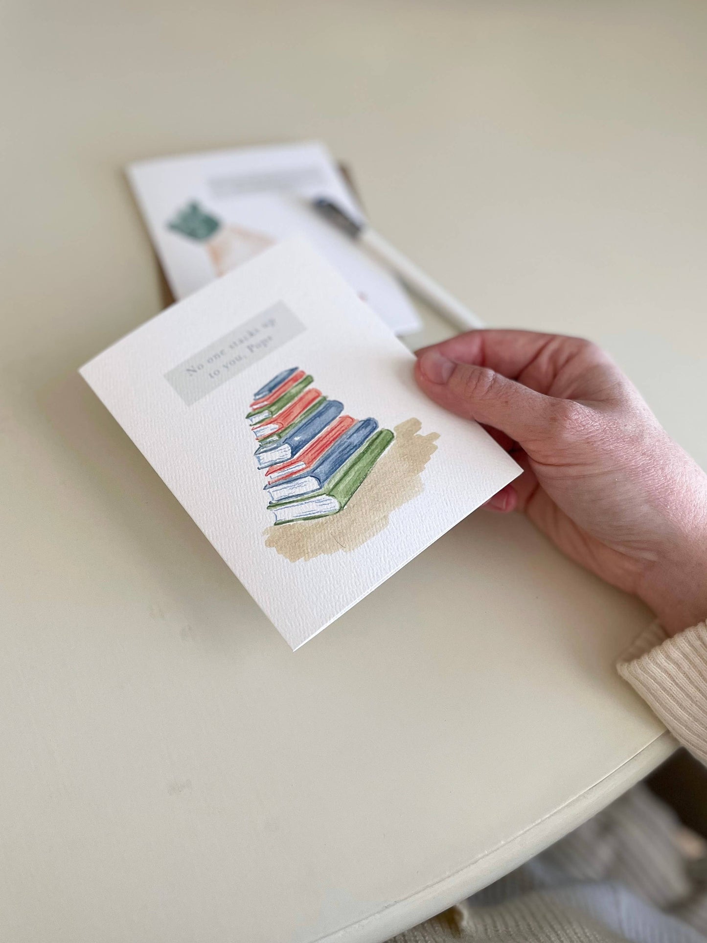 By Caroline Ann - No One Stacks Up to You Greeting Card - Father's Day Grandpa