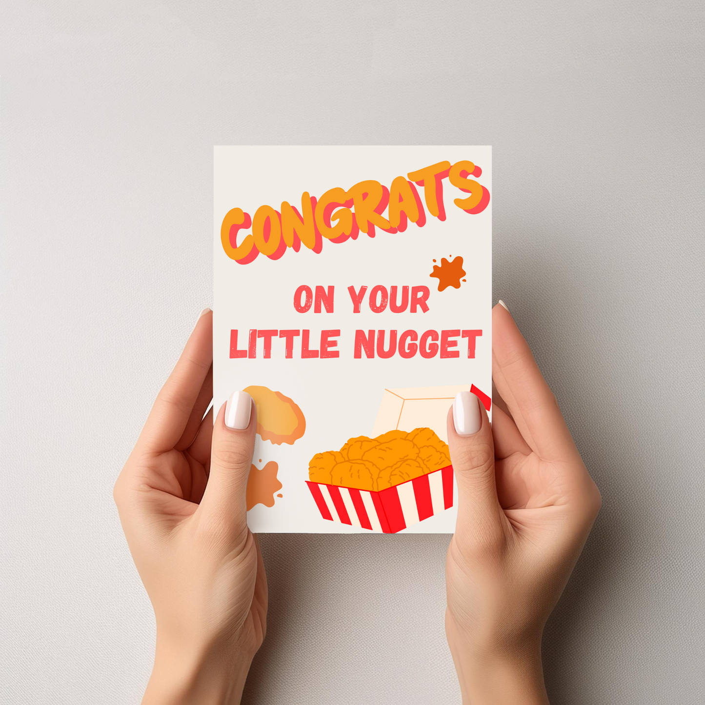 inviting affairs paperie - Congrats On Your Little Nugget Greeting Card