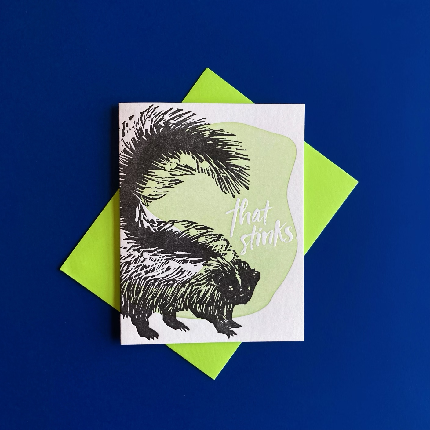 Pier Six Press - That Stinks Letterpress Greeting Card