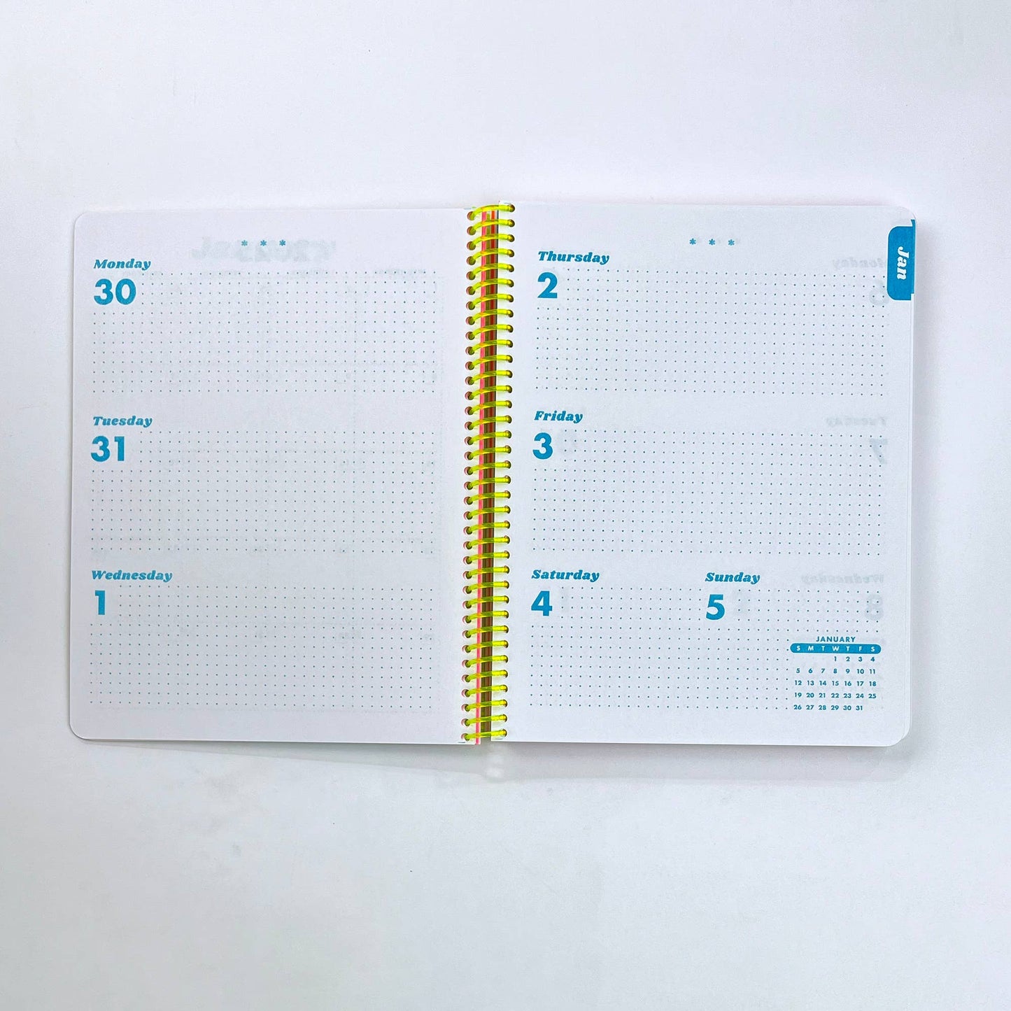 Eyes - Weekly 2026 Planner - Riso Printed