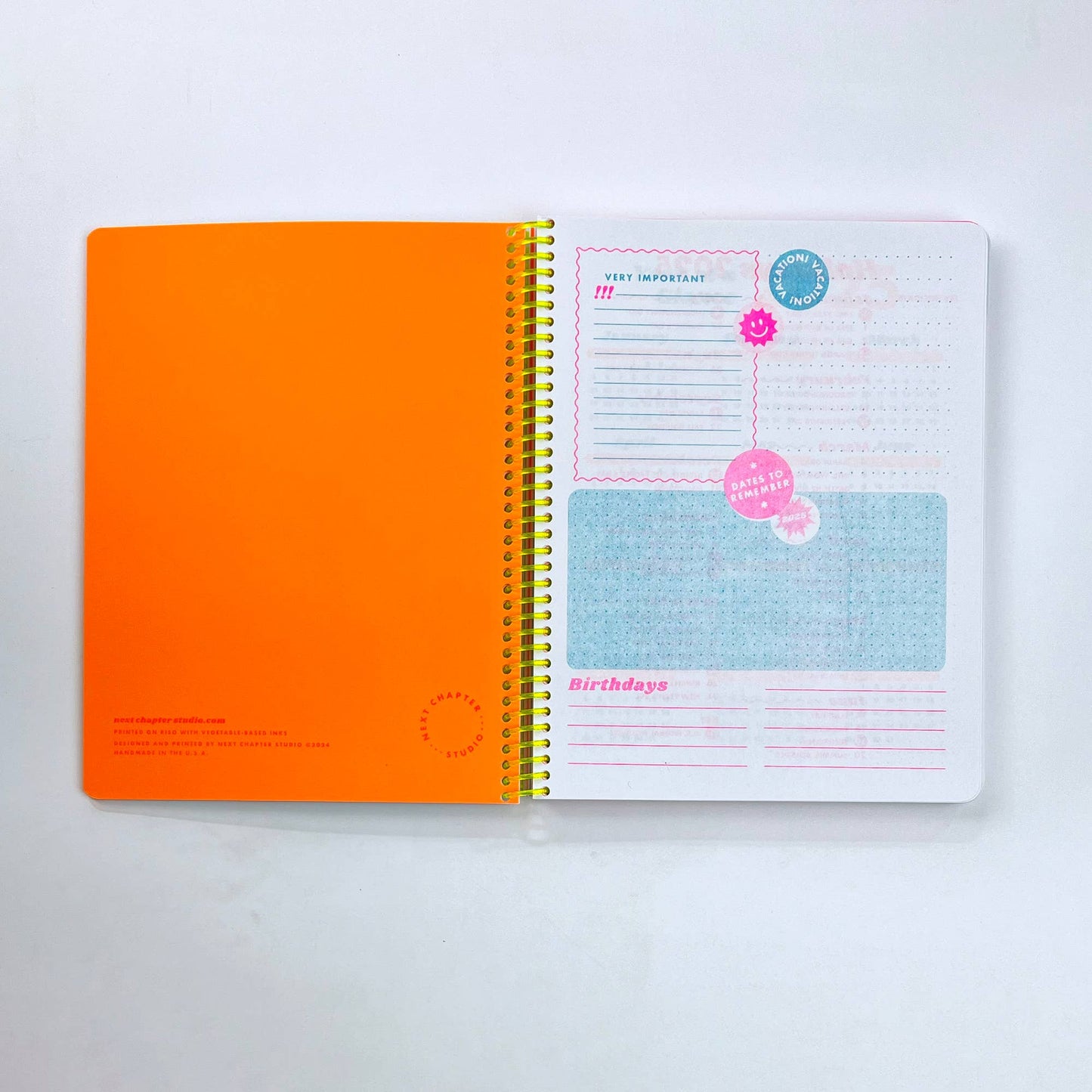 Eyes - Weekly 2026 Planner - Riso Printed