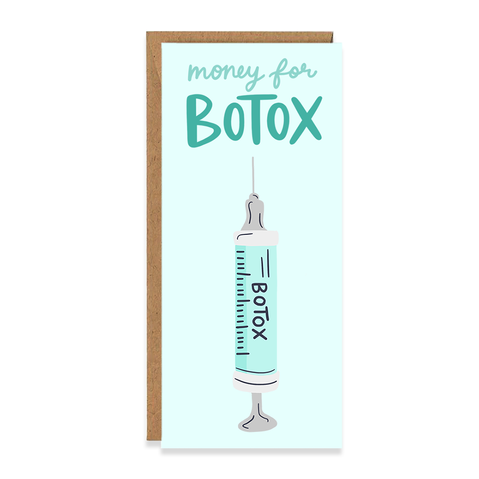 Money for Botox Money Holder Card