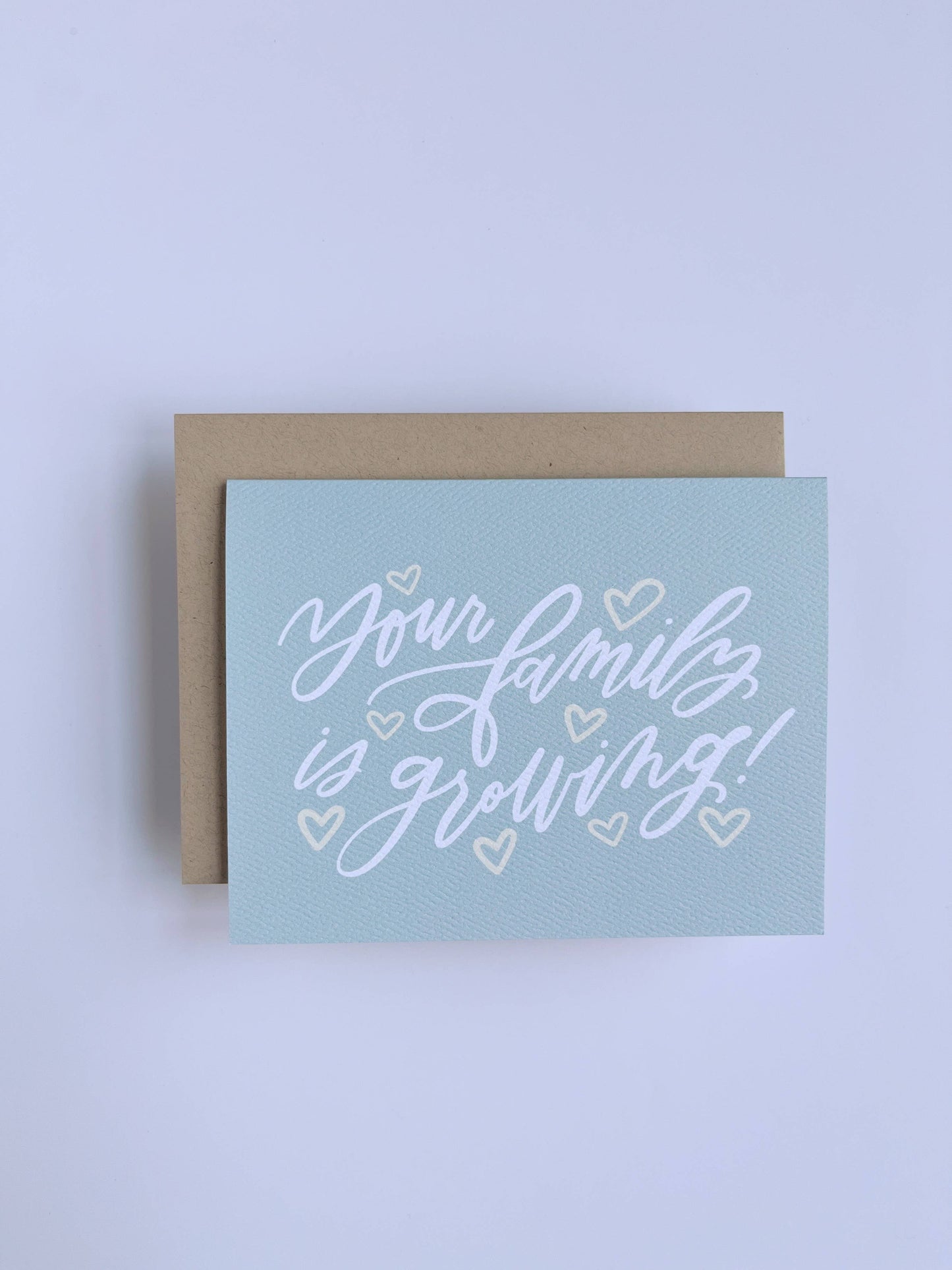 Prairie Letter Shop - Growing Family Card - Baby Shower, Adoption Foster Mom
