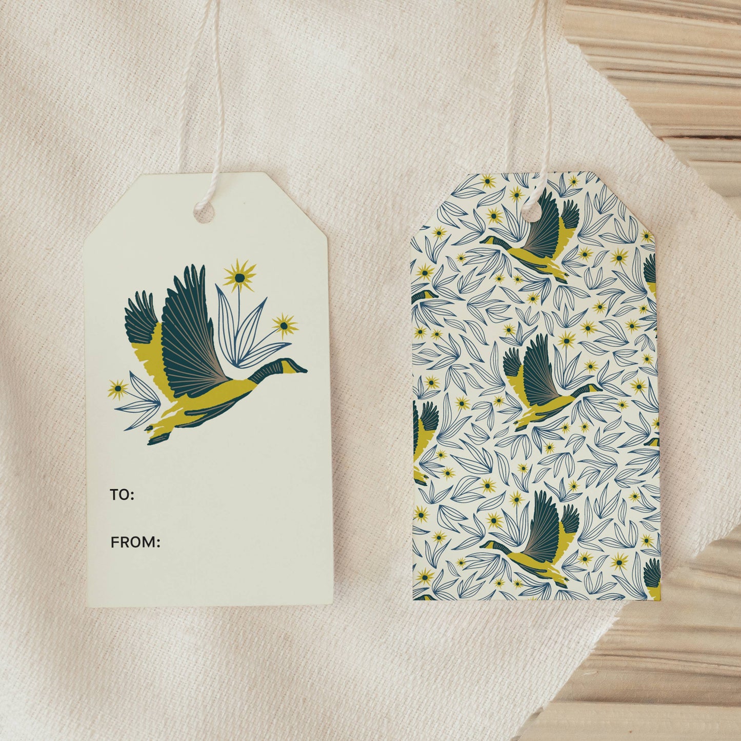 Rebecca Jane Woolbright - Wingspan Gift Tags