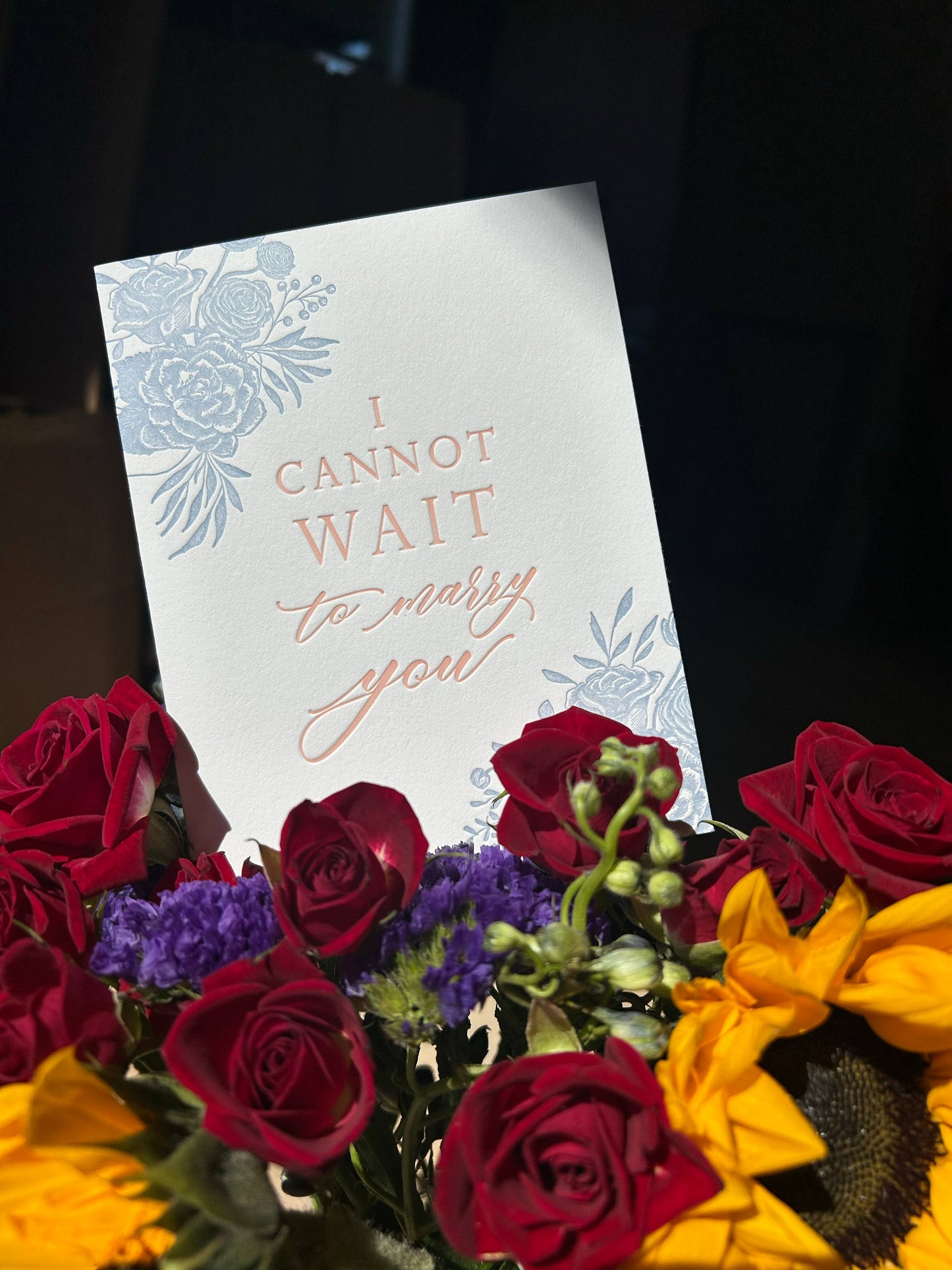 Rust Belt Love Paperie - I Cannot Wait to Marry You Letterpress Greeting Card