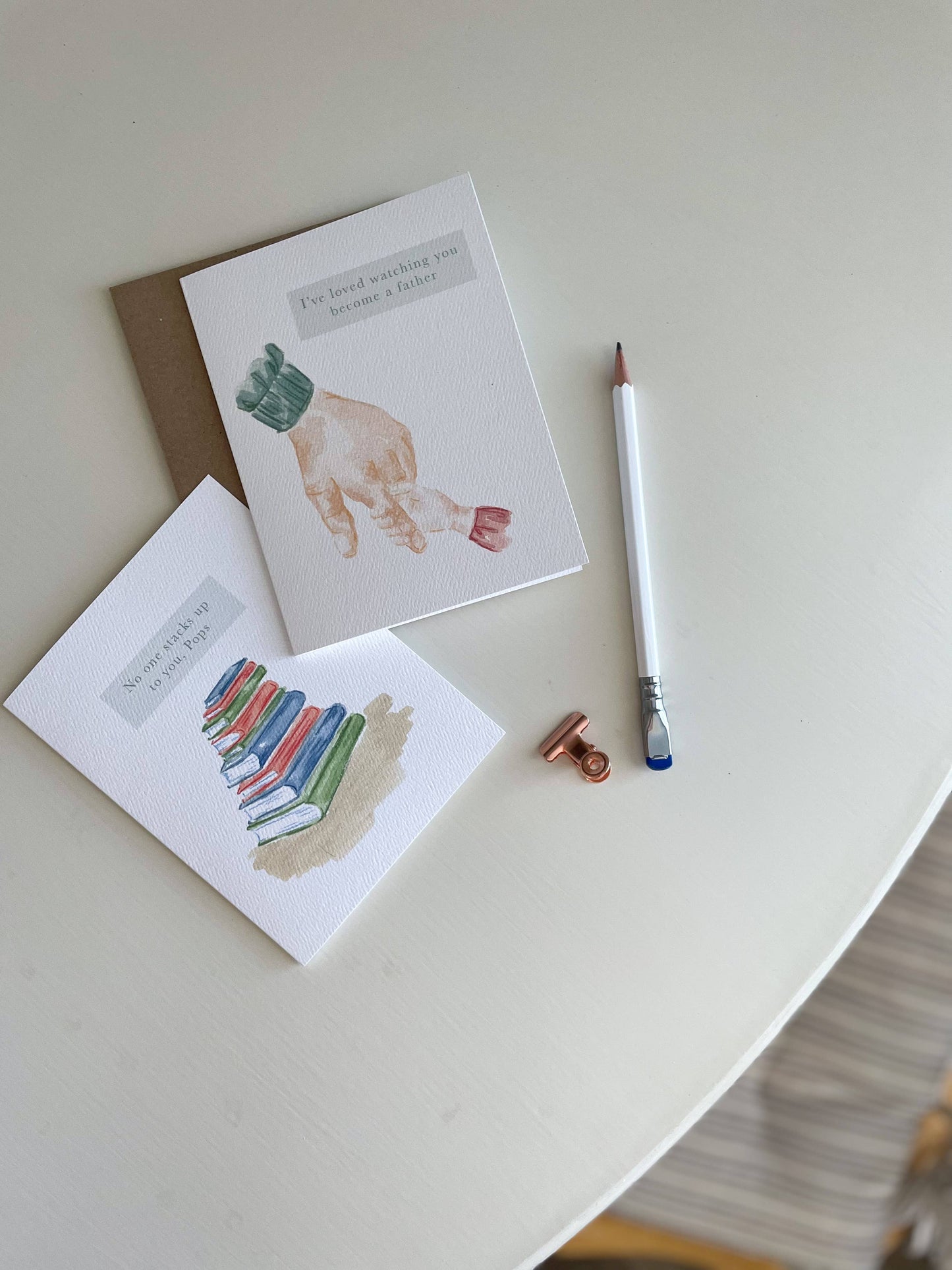 By Caroline Ann - No One Stacks Up to You Greeting Card - Father's Day Grandpa