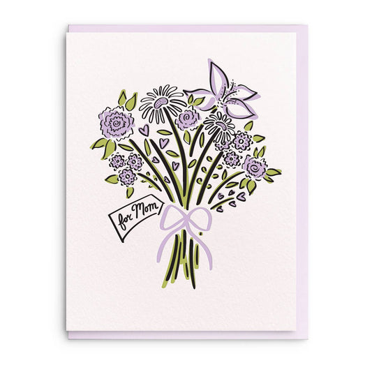 Dahlia Press - For Mom - Letterpress Mother's Day Greeting Card