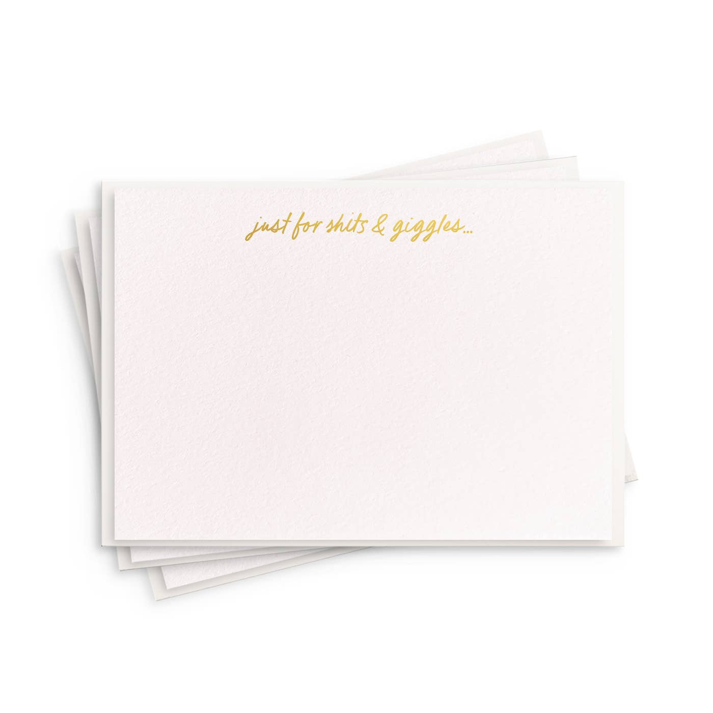 Dahlia Press - Giggles Fancy Flat - Foil Stationery Set