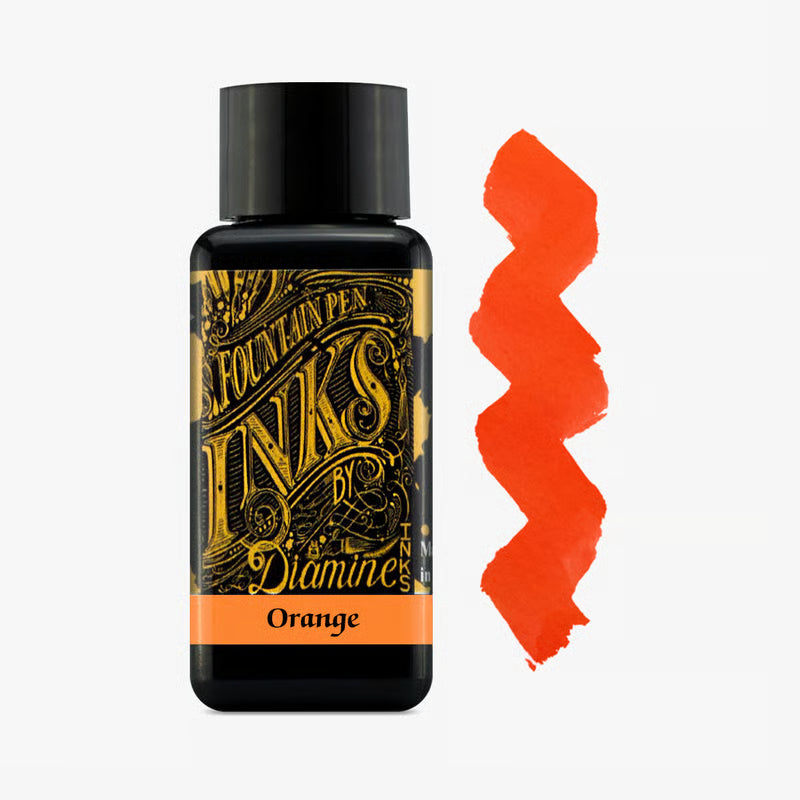 Orange - Diamine Bottle Ink - 30mL