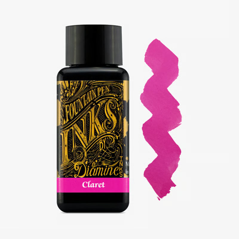 Claret - Diamine Bottle Ink - 30mL