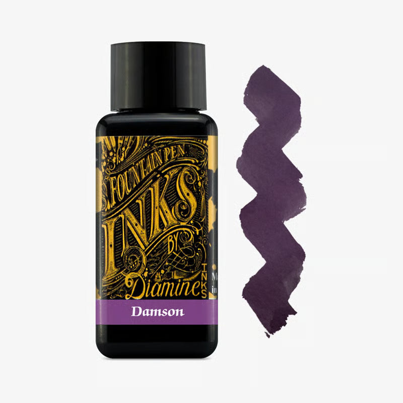 Damson - Diamine Bottle Ink - 30mL
