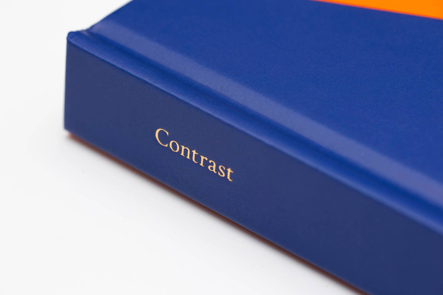 Yop & Tom USA - Contrast Lined Notebook (A5) - Navy & Orange