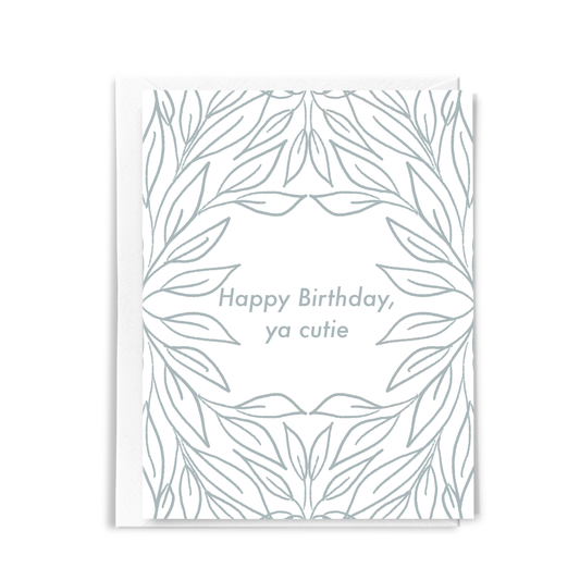 JJ Paperie & Co - Happy Birthday Ya Cutie Card - Funny Birthday Card