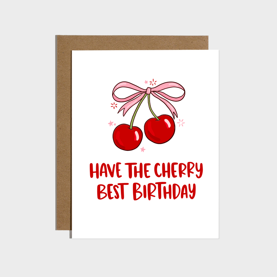 Brittany Paige - Have The Cherry Best Birthday Card