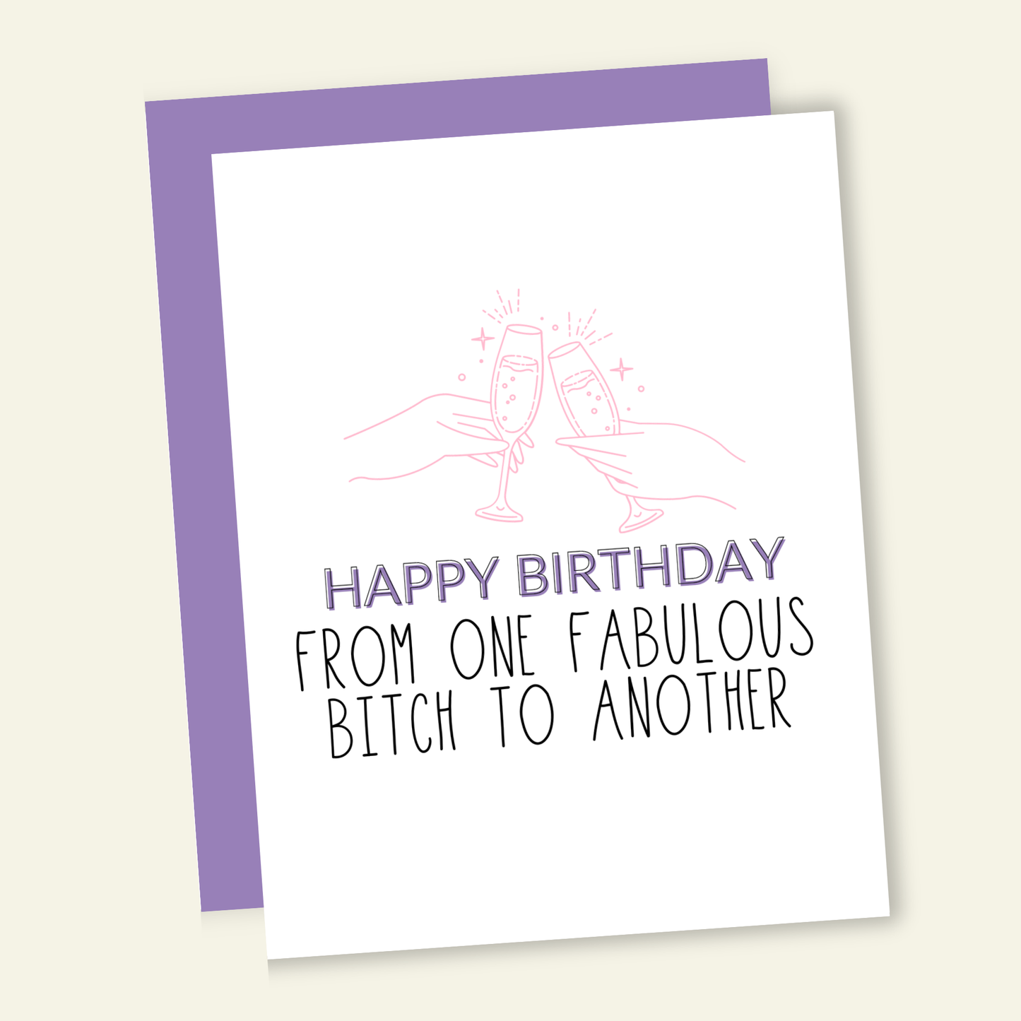 That’s So Andrew - One Fabulous Bitch to Another Funny Birthday Greeting Card