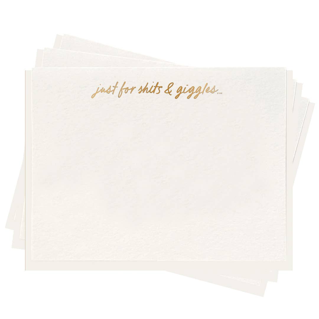 Dahlia Press - Giggles Fancy Flat - Foil Stationery Set