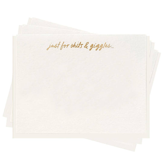 Dahlia Press - Giggles Fancy Flat - Foil Stationery Set