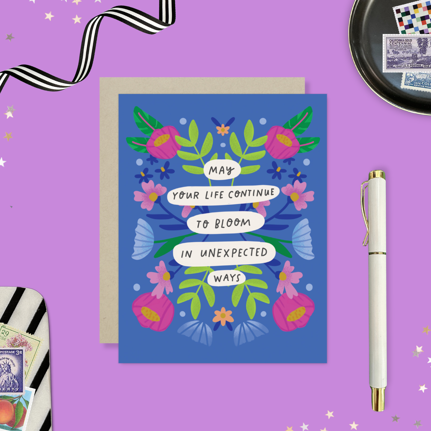 Barone and Co. - Bloom Unexpected Birthday Card